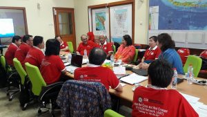 Discussion during the 28th Asian Red Cross and Red Crescent HIV/AIDS Network in Jakarta.