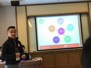 Lai Wai Keat, a youth volunteer from Malaysian Red Crescent and a member of South East Asia Youth Network (SEAYN) presented the key recommendation on youth engagement.