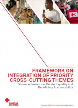 Framework on integration of priority cross-cutting themes: Violence prevention, gender equality and beneficiary accountability