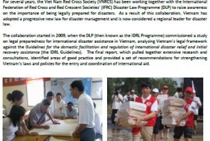 Vietnam champions disaster law Vietnam champions disaster law