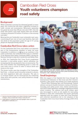 Youth Volunteers Champion Road Safety in Cambodia