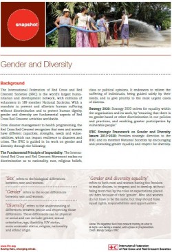 Gender and diversity snapshot May 2015