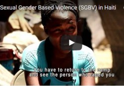 Audio Visual: Sexual Gender Based Violence (SGBV) in Haiti