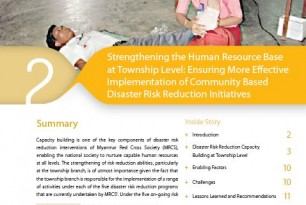 Strengthening the Human Resource Base at Township Level: Ensuring more Effective Implementation of Community-based Disaster Risk Reduction Initiatives Strengthening the Human Resource Base at Township Level: Ensuring more Effective Implementation of Community-based Disaster Risk Reduction Initiatives
