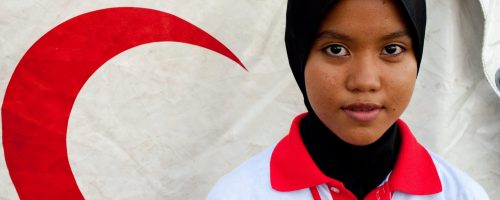 Nuur Shahira Bin Ti Mohd Asri is a brand new volunteer with the Malaysian Red Crescent Society. At just 18 years of age, she is from Kedah, the state where the recent disaster drill took place on a humid Saturday afternoon. It was good to help, she said, conveying an enthusiasm that will ensure her continued participation with MRCS.