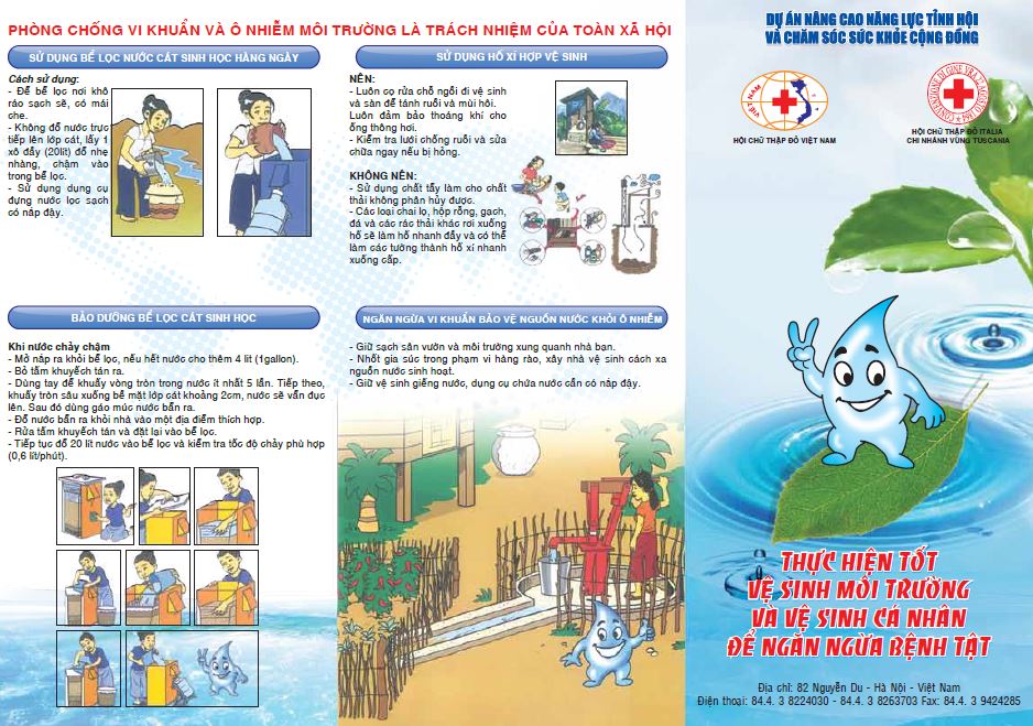Leaflet on hygiene and sanitation for disease prevention Resilience