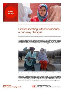 Case Study_Communicating with beneficiaries-a two way dialogue Pakistan
