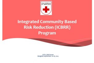 CVTL Integrated Community Based Disaster Risk Reduction