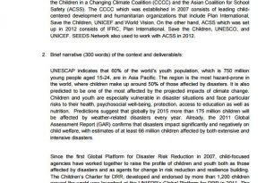 Voluntary Commitments of Children, Youth and Child-Centered Organizations Stakeholder Group (in which IFRC is a part of) – 6th Asian Ministerial Conference on Disaster Risk Reduction (6th AMCDRR) in Bangkok – Youth highlights