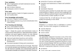 Water, Sanitation and Hygiene Understanding – Framework and Understanding
