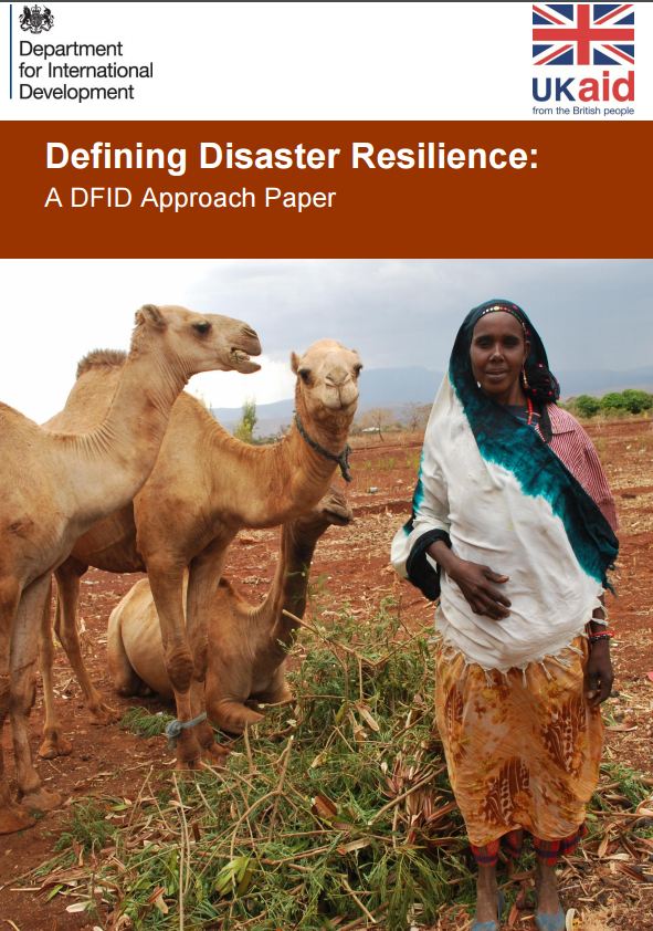 Defining Disaster Resilience: A DFID Approach Paper - External References