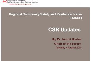 Regional CSR Forum Updates by Dr. Barlee (Chair of Regional CSR Forum)