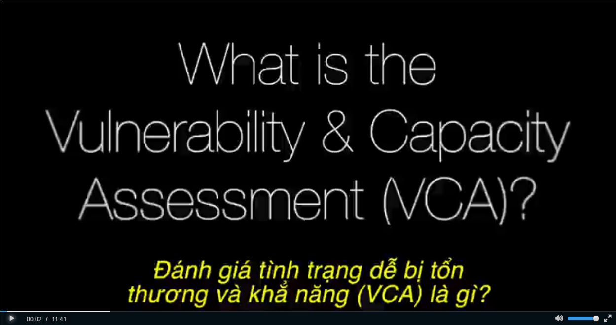 Gender and Diversity Sensitive Vulnerability and Capacity Assessment (VCA)