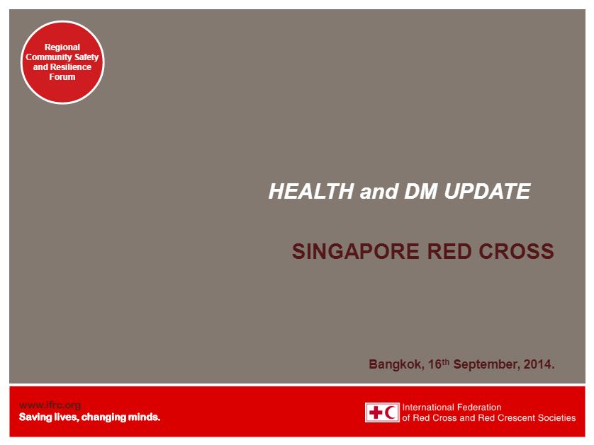 Singapore RC | Resilience Library