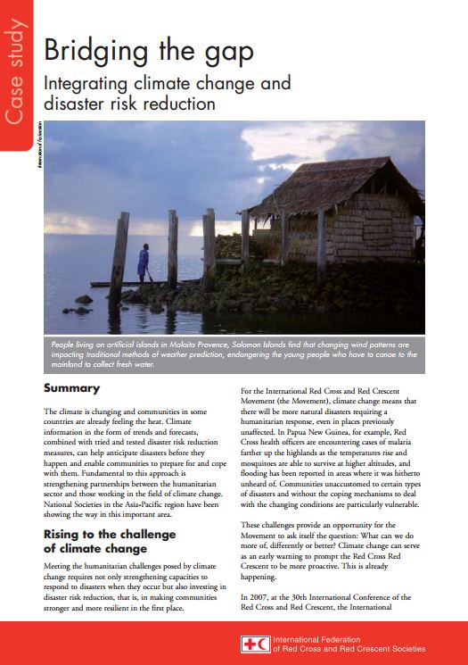 Case study: Whatever the weather - IFRC