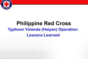 Typhoon Yolanda (Haiyan) Operation: Lessons Learned