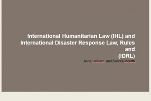 IFRC and ICRC IDRL IHL presentation