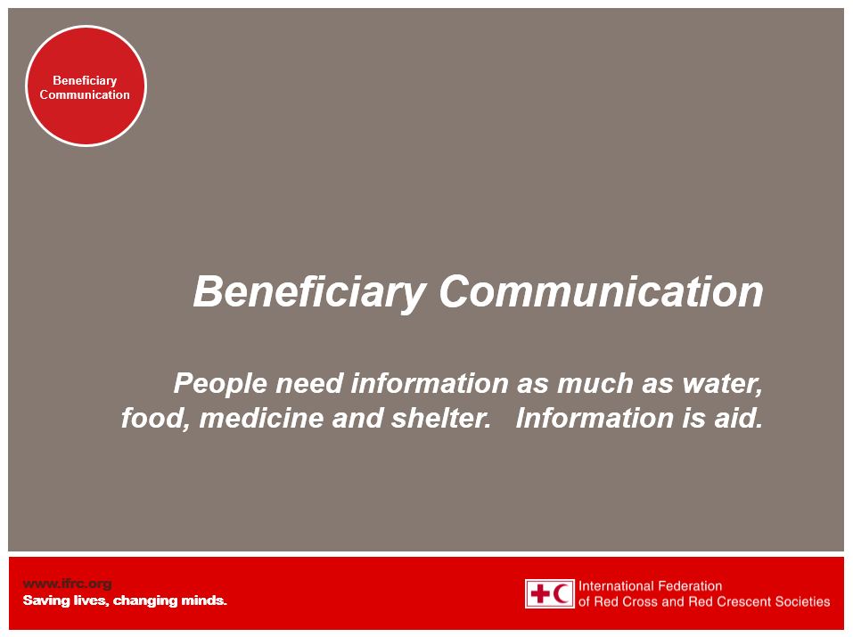 Module 3: Building a simple communications to beneficiaries plan and feedback loops - Resources on community engagement training or introduction (see 5-module powerpoint presentation)