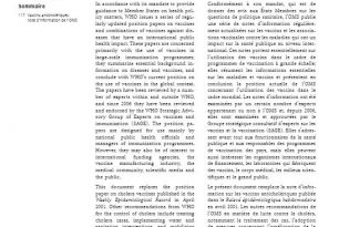 3. Cholera 2010 – Immunizations