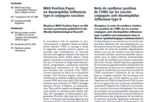 5. Haemophilus Influenza Type B, 2006 – Immunizations