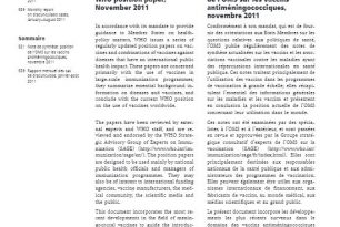 12. Meningococcal – Immunizations