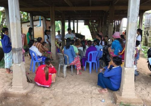 Hygiene Promotion session in Kratie Povince, Cambodia conducted in October and November 2016