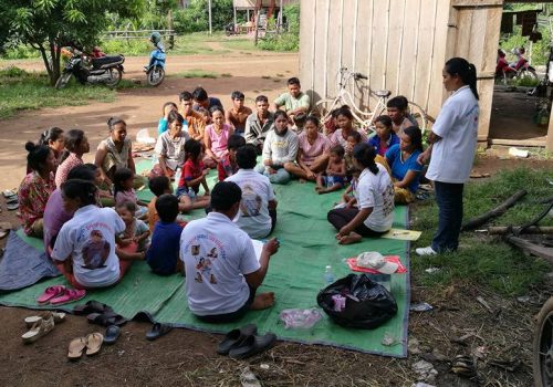 Hygiene Promotion session in Kratie Povince, Cambodia conducted in October and November 2016