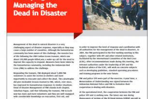 A helping hand in managing the dead in disaster