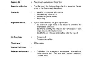 Thai Red Cross and Vulnerability Capacity Assessment: – 1) Assessment Analysis