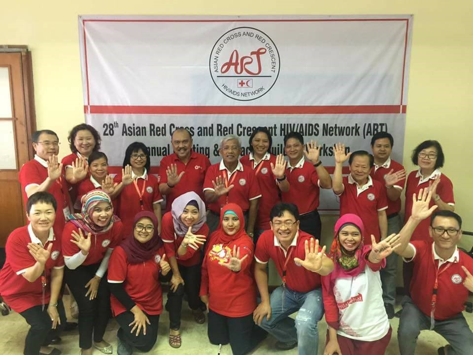 Group Photo of 28th Asian Red Cross and Red Crescent HIV/AIDS Network in Jakarta 2016.Group Photo of 28th Asian Red Cross and Red Crescent HIV/AIDS Network in Jakarta 2016.