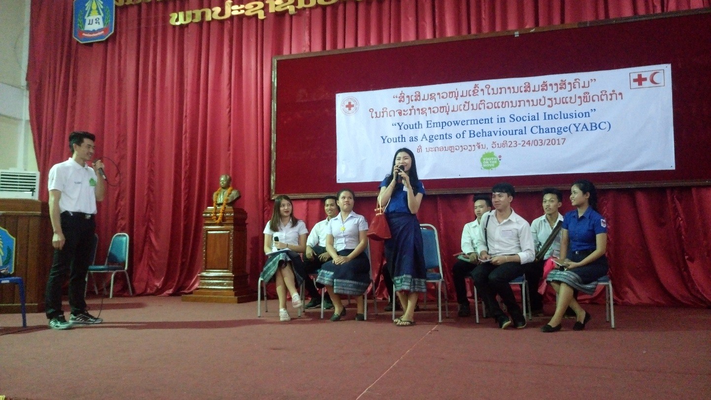 Lao Red Cross youth empowerment programme Mar 2017