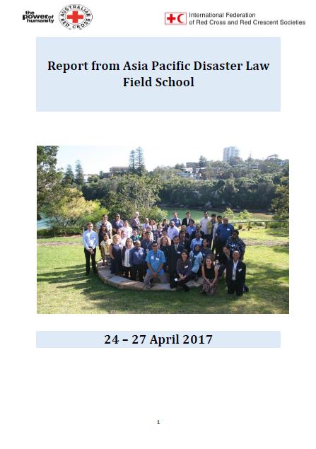 Disaster Law Field School 2017 Report