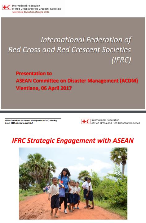 This PPT presentation was delivered on ASEAN Committee on Disaster Management (ACDM) in Vientiane, Lao PDR, on 6 April 2017.