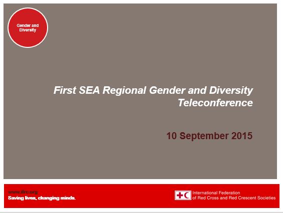 Southeast Asia Gender and Diversity Teleconference Powerpoint Presentation