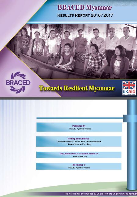 BRACED Myanmar Results Report 2016/2017