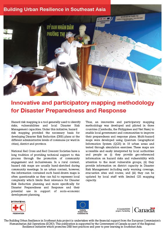 Case Study: Building Urban Resilience in Southeast Asia - Innovative participatory mapping methodology for disaster preparedness and response