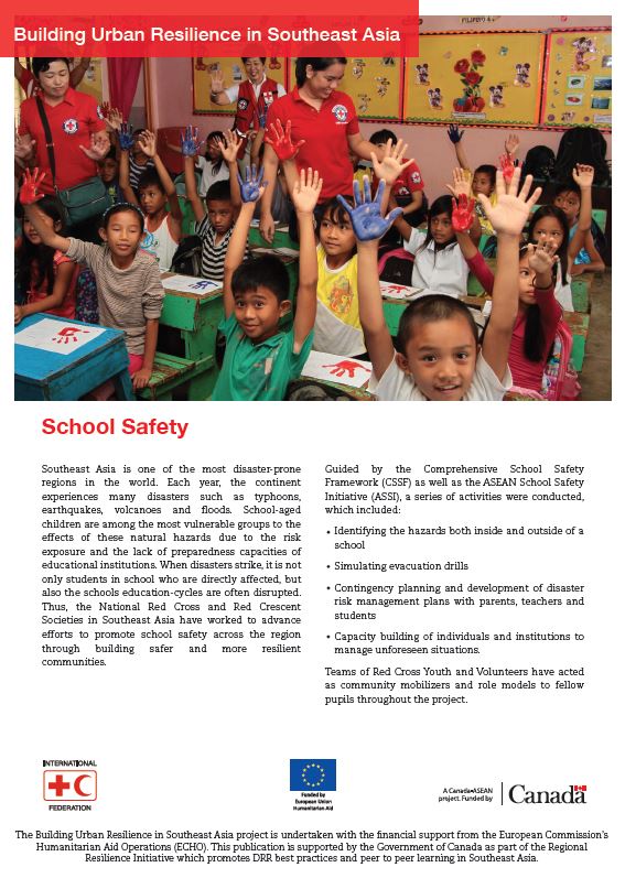 Case Study: Building Urban Resilience in Southeast Asia - School Safety