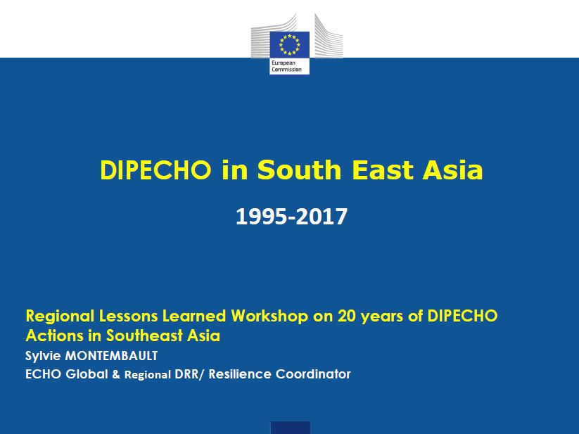 DIPECHO Programme in Southeast Asia