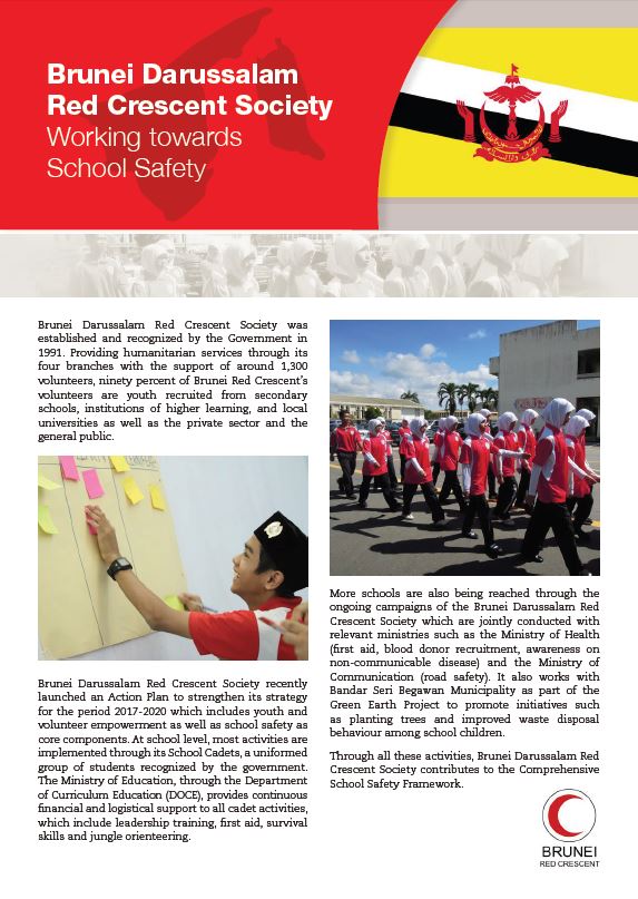 Brunei Red Crescent Society working towards school safety
