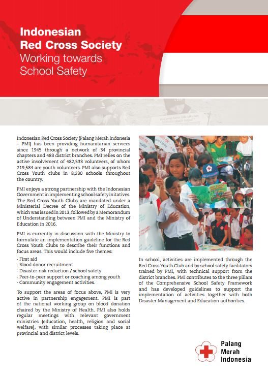 Indonesian Red Cross Society: Working towards school safety